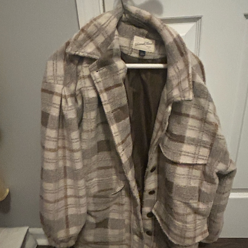 Plaid Wool Jacket